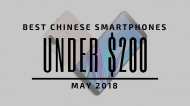 Топ 5 китайских смартфонов по цене до 200 долларов США - май 2018 года