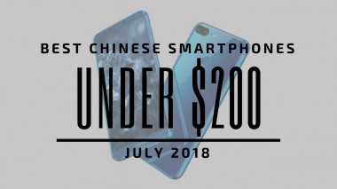 Топ 5 китайских смартфонов менее чем за 200 долларов - июль 2018 года