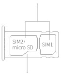 Установка SIM-карт и карты памяти Meizu PRO5